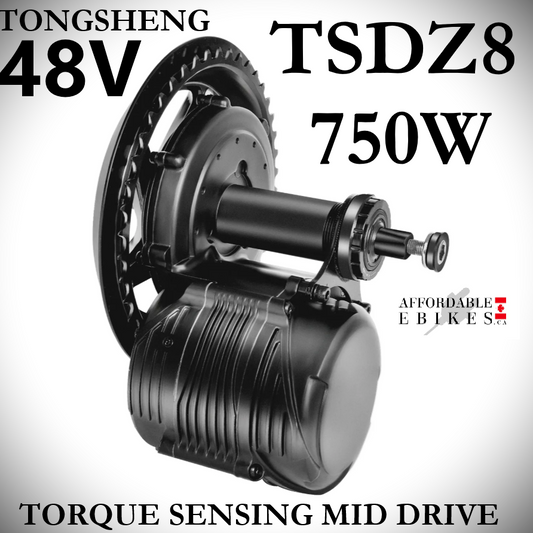 TORQUE SENSING - Mid Drive TSDZ8 Motor 48V 750W