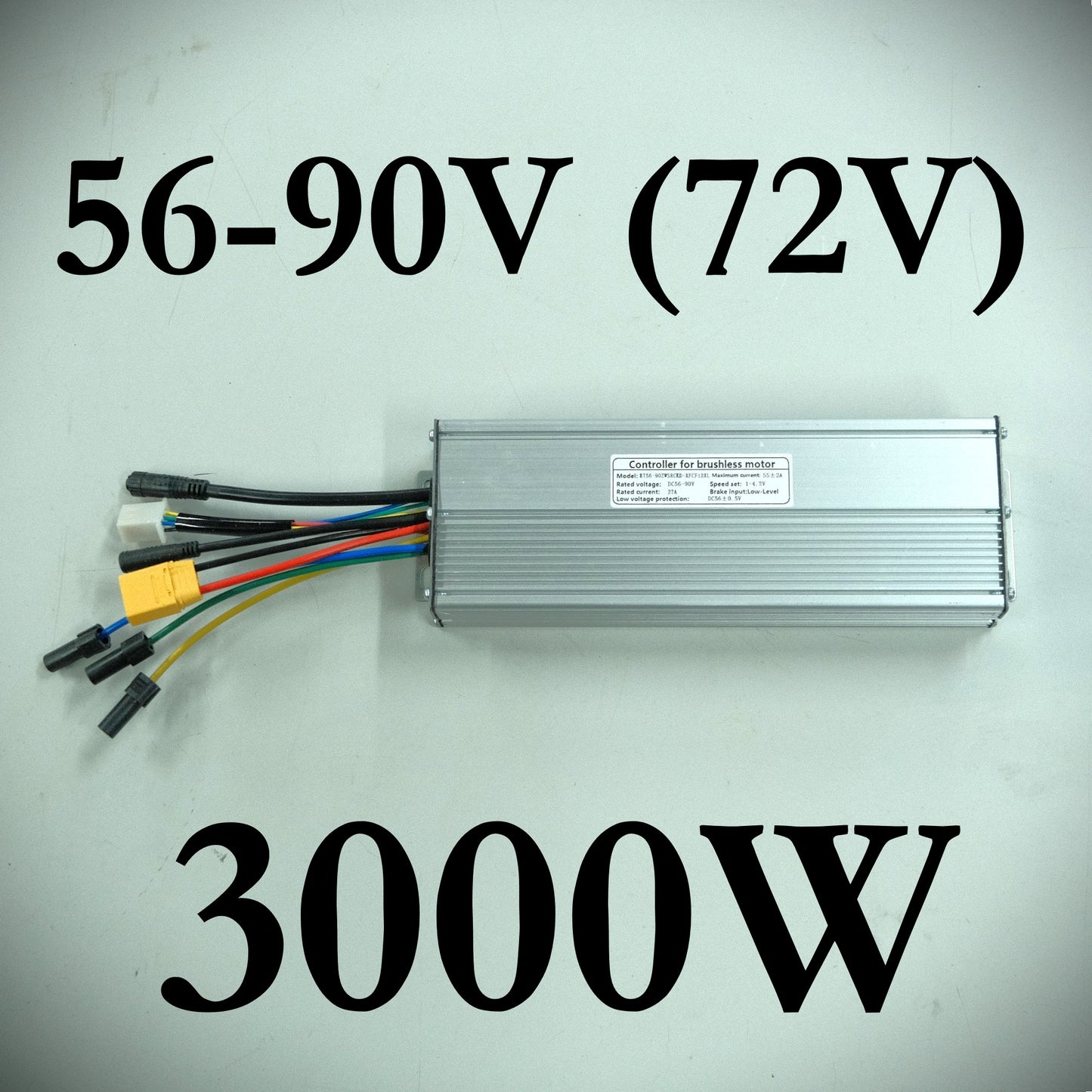 CLEARANCE - KT 55A 56-90V Square Wave WP Brushless Motor Controller (72V 3000W)