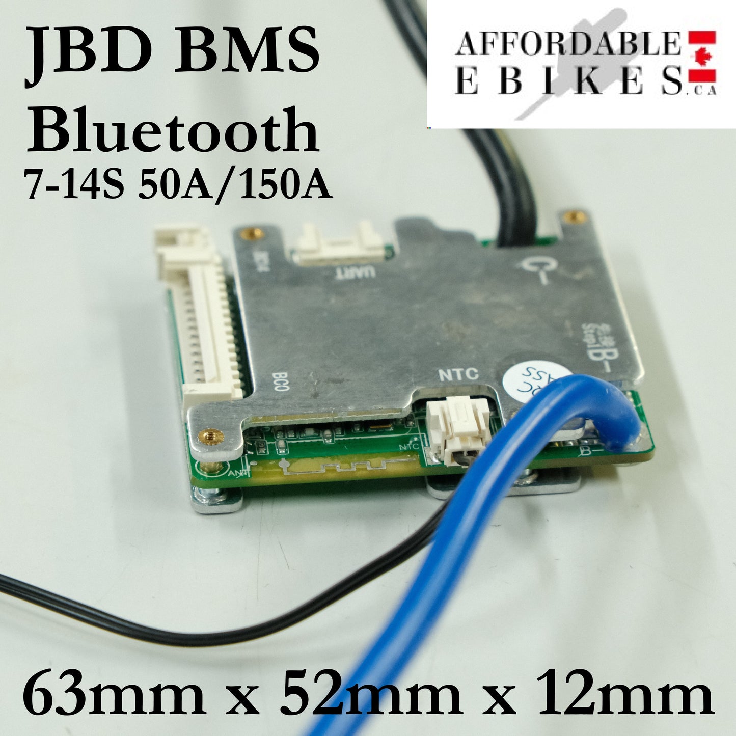 JBD Bluetooth Mini BMS 7-14S (24V - 52V) 50A / 150A