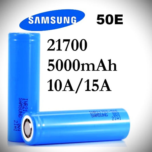 Cellule Samsung 50E 21700 - 5000mah 10A / 15A